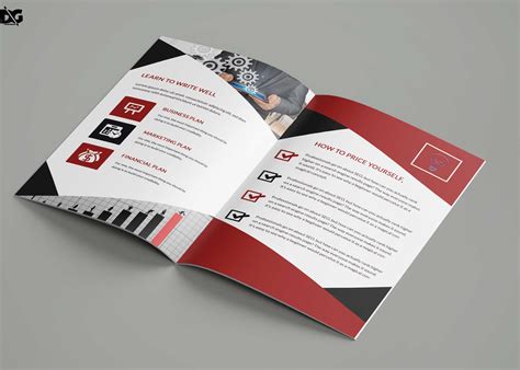 Creative Corporate Bi-Fold Brochure Design Template - 99Effects